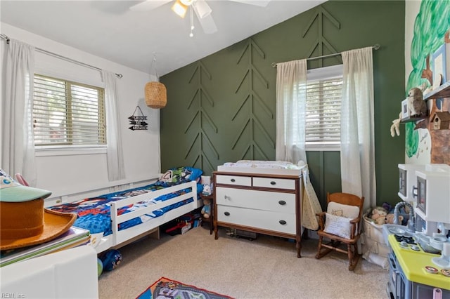 441 Cummings Rd, Virginia Beach, VA 23452 - bedroom with carpet floors and ceiling fan
