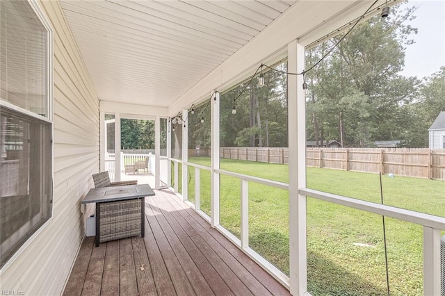 940 Blackwater Rd, Chesapeake, VA 23322 - view of unfurnished sunroom