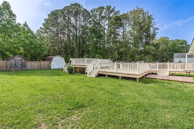 940 Blackwater Rd, Chesapeake, VA 23322 - view of yard with a deck and view of wooded area