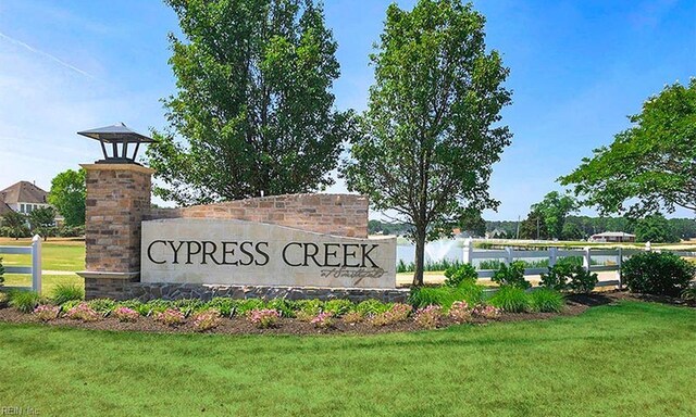 225 Ayrshire Loop, Smithfield, VA 23430 - community sign with a lawn