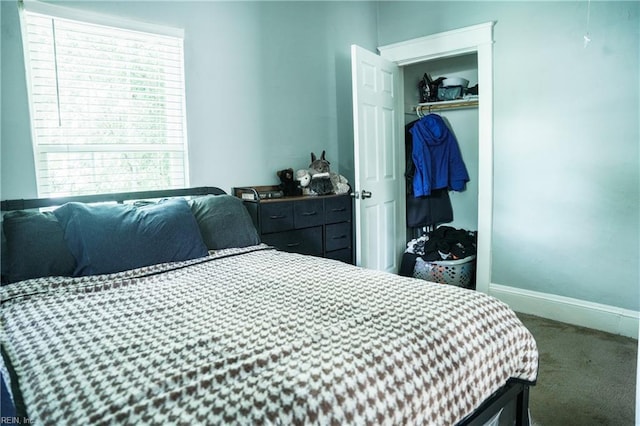 12 Benton Ave, Portsmouth, VA 23702 - bedroom featuring carpet floors, baseboards, and a closet