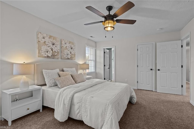 700 Canteberry Ln, Smithfield, VA 23430 - bedroom with carpet flooring and a ceiling fan