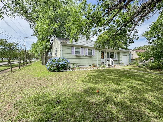 1625 Garfield Dr, Norfolk, VA 23503 - view of front of property featuring a garage