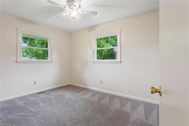 11 Redbud Ln, Newport News, VA 23602 - unfurnished room with carpet flooring, baseboards, and ceiling fan