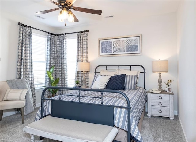 137 Preserve Way, Suffolk, VA 23434 - bedroom featuring carpet, baseboards, and ceiling fan