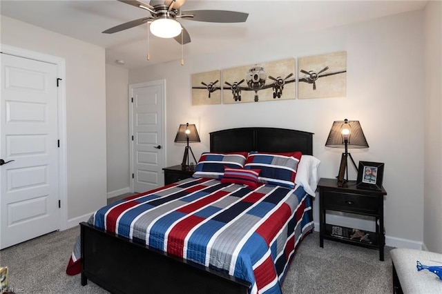 137 Preserve Way, Suffolk, VA 23434 - carpeted bedroom with baseboards and a ceiling fan