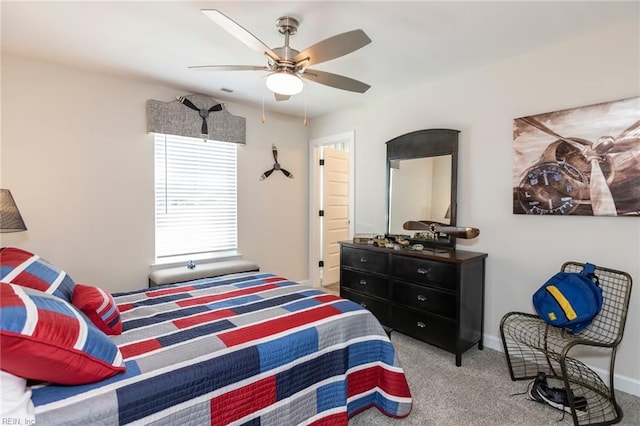 137 Preserve Way, Suffolk, VA 23434 - bedroom with carpet floors, baseboards, and ceiling fan