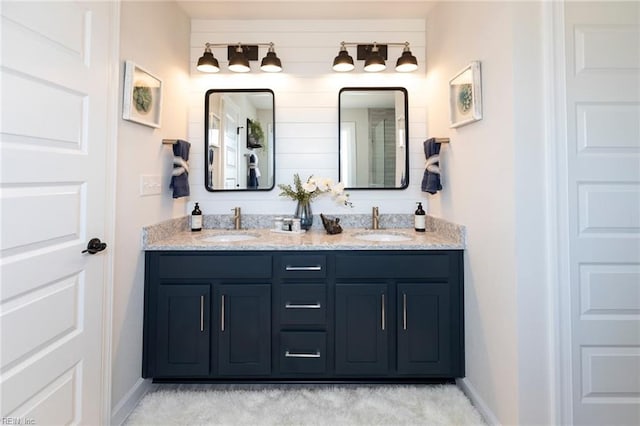 137 Preserve Way, Suffolk, VA 23434 - full bathroom with double vanity and baseboards