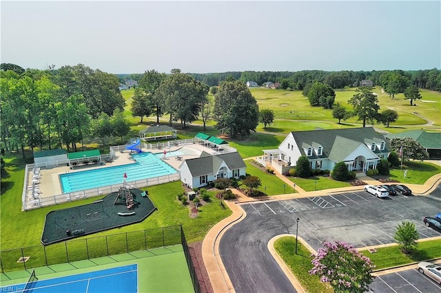 401 Muirfield, Smithfield, VA 23430 - aerial view of a pool area