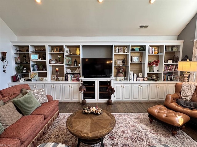 401 Muirfield, Smithfield, VA 23430 - living area with dark wood-style floors