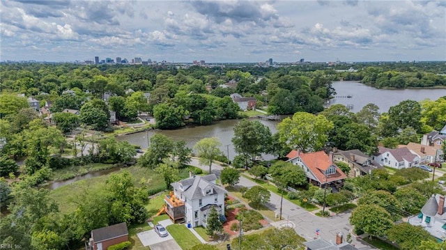 1608 Holland Ave, Norfolk, VA 23509 - aerial view of a nearby body of water and a tree filled landscape