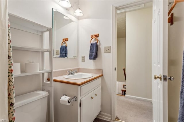 105 Stavenger Ct, Williamsburg, VA 23188 - bathroom with vanity and toilet
