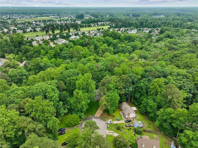 105 Stavenger Ct, Williamsburg, VA 23188 - bird's eye view of a heavily wooded area