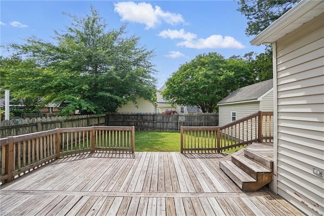 6223 Rolfe Ave, Norfolk, VA 23508 - view of wooden terrace