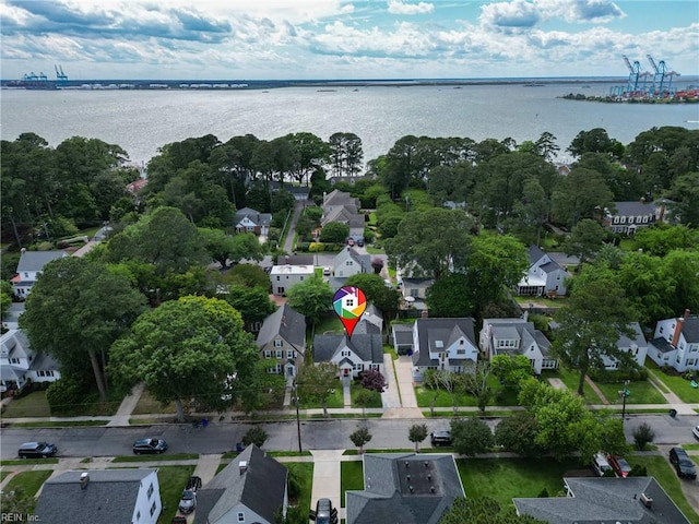 6223 Rolfe Ave, Norfolk, VA 23508 - aerial overview of property's location featuring nearby suburban area and a nearby body of water