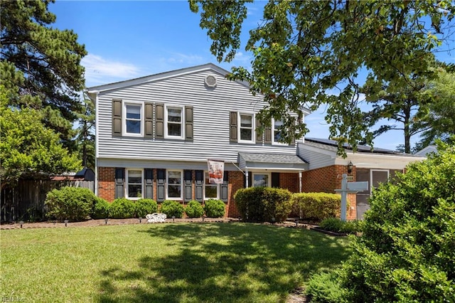 4456 Hudgins Dr, Virginia Beach, VA 23455 - view of front of home with brick siding