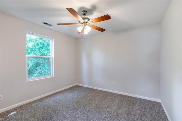 429 Draper Dr, Norfolk, VA 23505 - unfurnished room featuring carpet flooring, ceiling fan, and baseboards