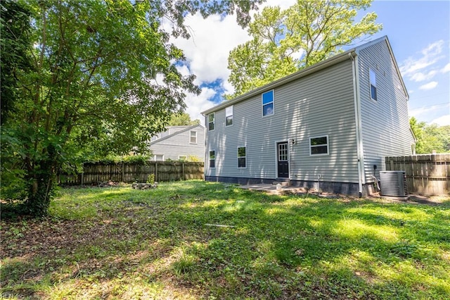 429 Draper Dr, Norfolk, VA 23505 - rear view of house with central air condition unit