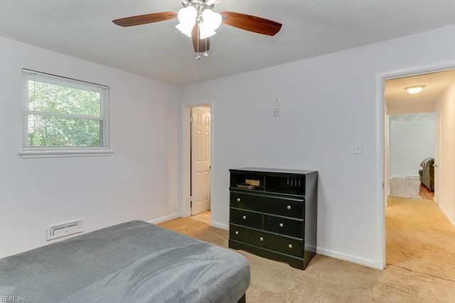 1621 Bill St, Norfolk, VA 23518 - carpeted bedroom with baseboards and ceiling fan