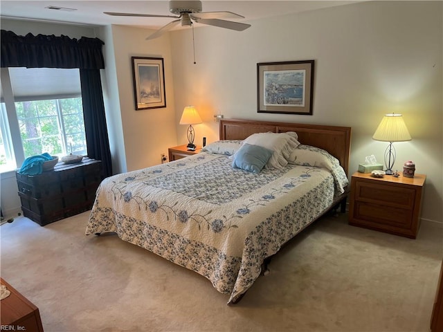 240 Dockside Dr Unit C, Hampton, VA 23669 - bedroom featuring carpet floors and a ceiling fan