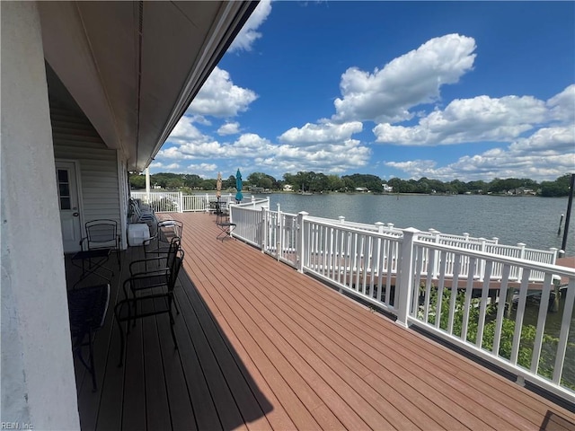 240 Dockside Dr Unit C, Hampton, VA 23669 - deck with a water view