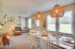 337 Juniper Cove Ln, Bohannon, VA 23021 - view of carpeted dining room
