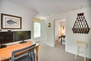 337 Juniper Cove Ln, Bohannon, VA 23021 - carpeted office space with baseboards