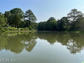 337 Juniper Cove Ln, Bohannon, VA 23021 - water view featuring a heavily wooded area