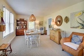 337 Juniper Cove Ln, Bohannon, VA 23021 - view of carpeted dining room