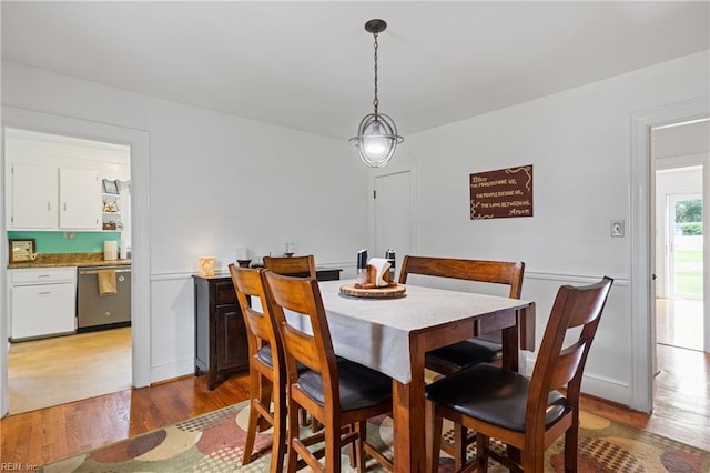 108 Pocahontas St, Franklin, VA 23851 - dining room featuring light wood-type flooring