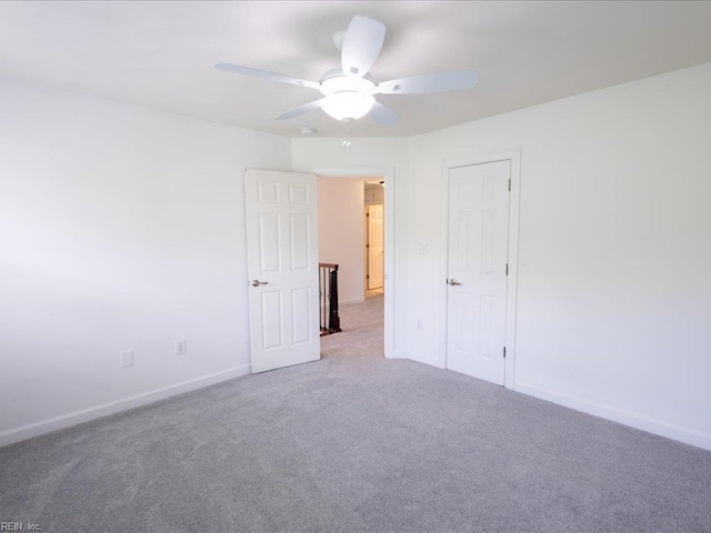 4604 Bellamy Ct, Virginia Beach, VA 23462 - unfurnished bedroom with carpet floors, baseboards, and ceiling fan