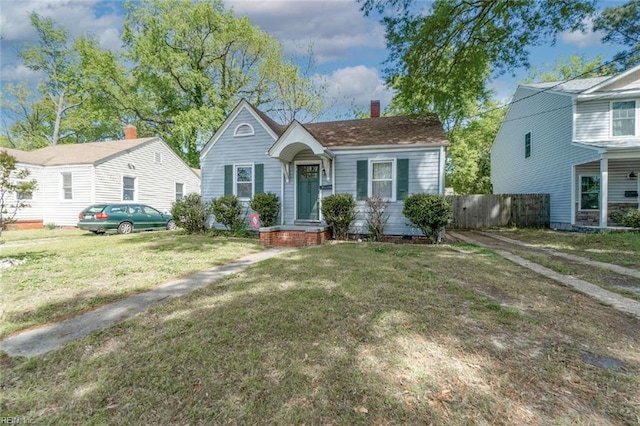 858 47th St, Norfolk, VA 23508 - view of front facade featuring a chimney