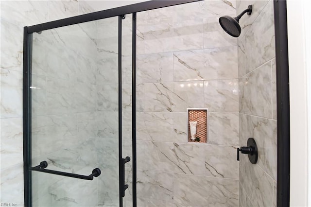 166 Mill Point Dr, Hampton, VA 23669 - bathroom with a shower stall
