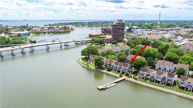 166 Mill Point Dr, Hampton, VA 23669 - bird's eye view of a notable bridge and a large body of water