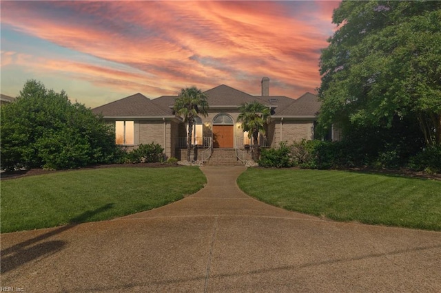 109 Dandy Haven Ln, Yorktown, VA 23692 - view of front of property with brick siding and a front yard