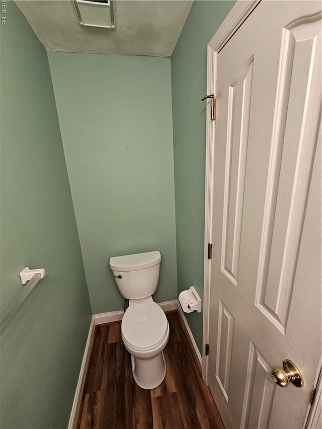 834 Haskins Dr, Suffolk, VA 23434 - bathroom with toilet and wood finished floors