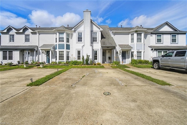 1765 Unicorn Dr, Virginia Beach, VA 23454 - view of property featuring a chimney