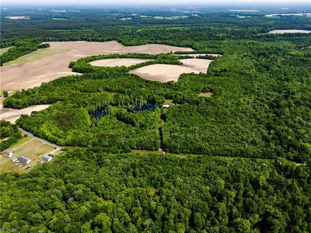 14387 Tucker Swamp Rd, Zuni, VA 23898 - aerial view of property and surrounding area featuring a forest