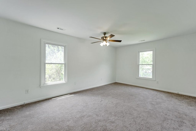 4401 Southampton Arch, Portsmouth, VA 23703 - carpeted empty room featuring ceiling fan and baseboards