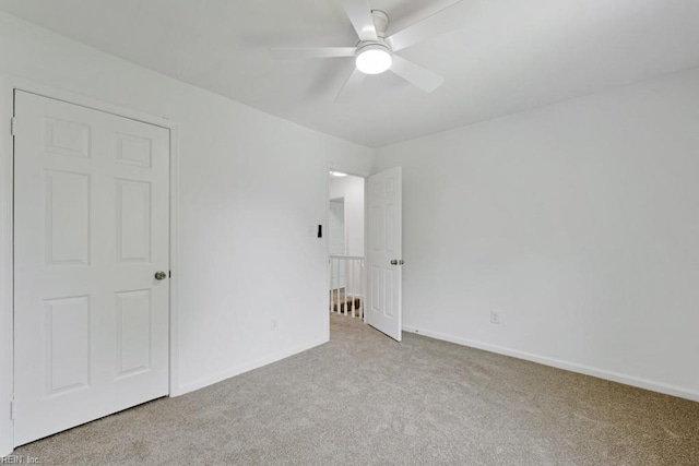 4401 Southampton Arch, Portsmouth, VA 23703 - unfurnished bedroom with carpet, baseboards, and a ceiling fan