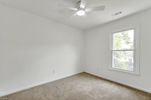 4401 Southampton Arch, Portsmouth, VA 23703 - carpeted empty room featuring a ceiling fan and baseboards
