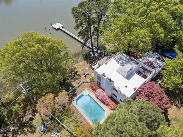 4249 Cheswick Ln, Virginia Beach, VA 23455 - aerial view of property and surrounding area featuring a pool