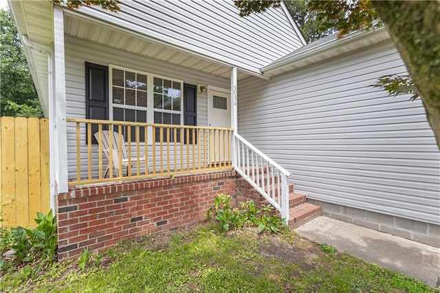 5036 John St, Chesapeake, VA 23321 - doorway to property with a porch