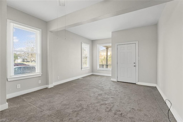 3120 Tidewater Dr, Norfolk, VA 23509 - spare room featuring carpet and baseboards