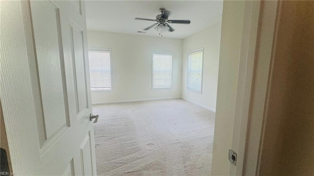1107 Halton Ln, Chesapeake, VA 23320 - unfurnished room featuring carpet floors, ceiling fan, and baseboards