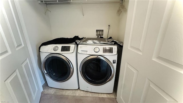 1107 Halton Ln, Chesapeake, VA 23320 - laundry room featuring washing machine and dryer