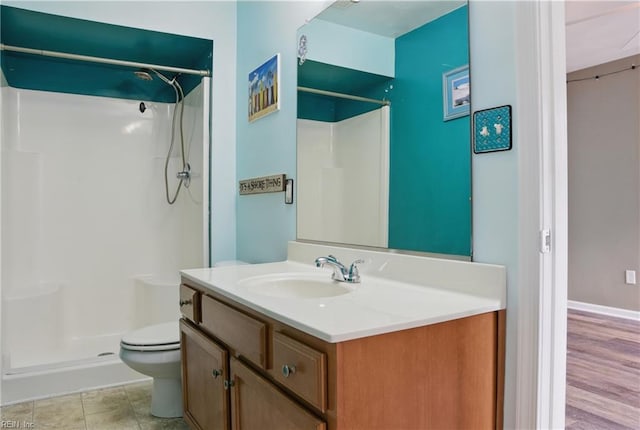 6412 Dove St, Norfolk, VA 23513 - full bathroom featuring toilet, a shower, and vanity