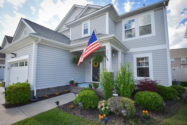205 Markham St, Suffolk, VA 23435 - view of front of house featuring a garage