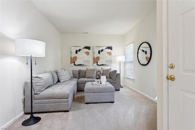 408 Holmes Blvd, Yorktown, VA 23692 - carpeted living room featuring baseboards