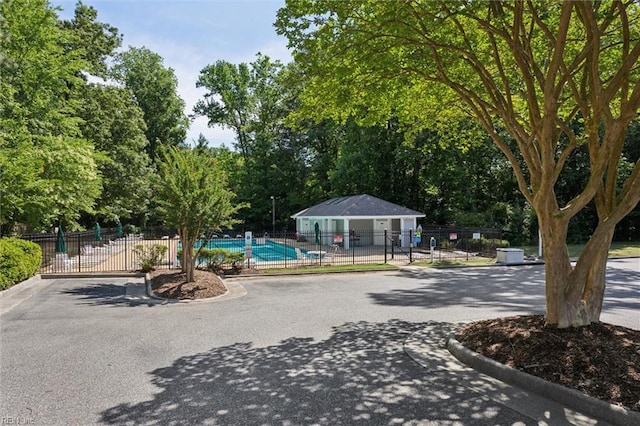 408 Holmes Blvd, Yorktown, VA 23692 - community pool with view of scattered trees